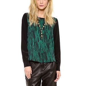 DVF silk blouse